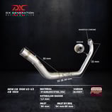 DX GENERATION Ninja 250 400 18-25 HEADER PIPE
