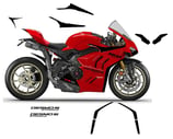 グラフィックステッカー DUCATI パニガーレ V4 20-21 デスモブラック