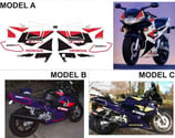 グラフィックステッカー CBR 600 F2 1994