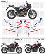 グラフィックステッカー CB 500 F SIGN 2019 -