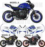 グラフィックステッカー MT-07 21- FACTORY 1