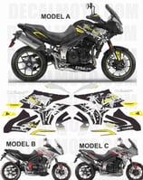 グラフィックステッカー タイガー 1050 SPORT WORLD 2013 - 2021