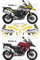 グラフィックステッカー TRK 502 - 502X SIGN GREY RED 2020 -