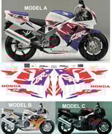 グラフィックステッカー CBR 900 RR 1992 FIREBLADE