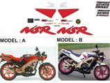 グラフィックステッカー NSR 125 FM 1991 JC20