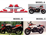 グラフィックステッカー FZ 750 1985