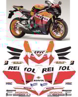 グラフィックステッカー CBR 1000 RR 2011 REPSOL FIREBLADE