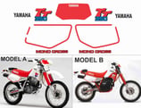 グラフィックステッカー TT 350 1987 - 1992