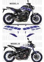 グラフィックステッカー MT-09 2013 - 2016 RACE BLUE