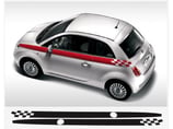 FIAT 500 サイドストライプ ステッカー