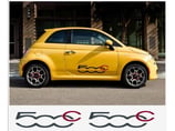 FIAT 500 C ドア ステッカー