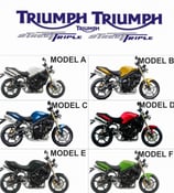 グラフィックステッカー 675 ストリートトリプル 2008 - 2011