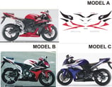 グラフィックステッカー CBR 600 RR 2008