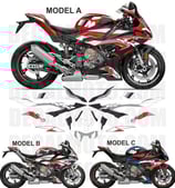 グラフィックステッカー S1000 RR 19 - 21 M MULTICOLOR