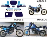 グラフィックステッカー DR 600 1987 S