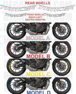 グラフィックステッカー TRACER 7 700 900 WHEELS