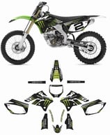 グラフィックステッカー KX 250 F 2006 - 2008 MONSTER