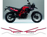 グラフィックステッカー F700 GS 2015 RED BLACK