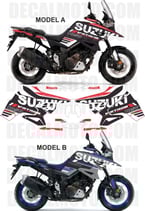 グラフィックステッカー V-STROM 1050 SIGN BLACK BLUE