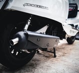 ランブレッタ V200 フルエキマフラー