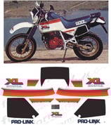 グラフィックステッカー XL 600 LM 1985 MOTORE ROSSO PD04