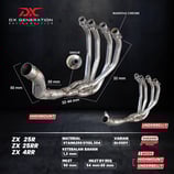 DX GENERATION ZX-25R ZX-4R HEADER PIPE