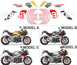 グラフィックステッカー TUONO 1000 V4 11 - 14 FACTORY