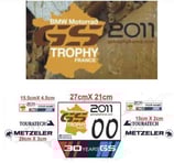 グラフィックステッカー TABELLE TABS GS TROPHY 2011 FRANCE