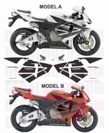 グラフィックステッカー CBR 600 RR 05-06 RACING