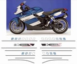 グラフィックステッカー K1200 S 2005 2006 WHITE BLUE