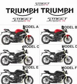 グラフィックステッカー 675 ストリートトリプル 2015 - 2016