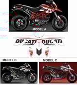 グラフィックステッカー HYPERMOTARD 796 1100 TRIBUTE