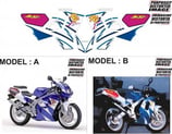 グラフィックステッカー RG 125 ガンマ 1993