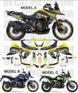 グラフィックステッカー VSTROM 800 DE DESERT