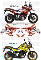 グラフィックステッカー V-STROM 1050 SIGN MUG YELLOW ORANGE