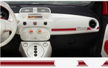 ABARTH ダッシュボードストライプ ステッカー