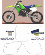 グラフィックステッカー KX 125 1986