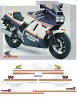 グラフィックステッカー VF 1000 R 1986 V4 SUPER SPORT ROTHMANS