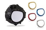CNC RACING S1000RR 09-18 CLEAR CLUTCH COVER BLACK