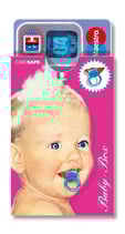 cardbox c 0102 > Baby mit Schnuller
