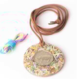 Moneyfest-Anhänger mit Orgonit