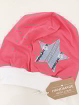 Beanie pink mit Sternapplikation