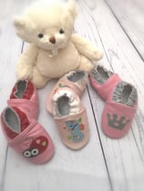 Lederfinkli mit Motiv