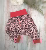 Pumphose Alpaufzug rosa/rot