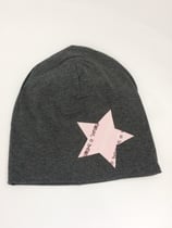 Beanie / Stern rosa