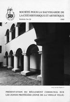 bull. no 26 - Présentation du règlement communal sur les zones protégées (zone de la vieille ville)