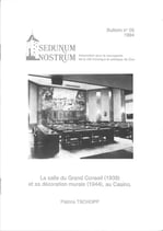 Bull. no 56 - La salle du Grand Conseil (1939) et sa décoration murale (1944), au Casino