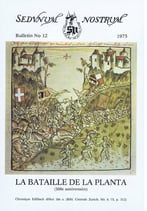 bull. no 12 - La bataille de la Planta - 500ème anniversaire