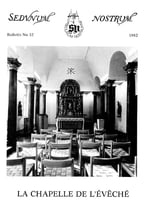 bull. no 32 - La Chapelle de l'Evêché