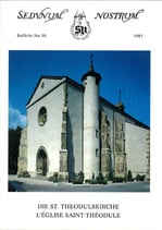 bull. no 30 - L'église Saint-Théodule - Die St-Theodulskirche